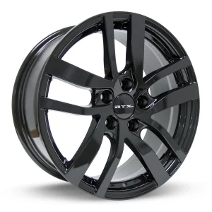 RTX Wheels – Pilot – Black – 18″x8″ 45mm – All weather Wheels – 082227